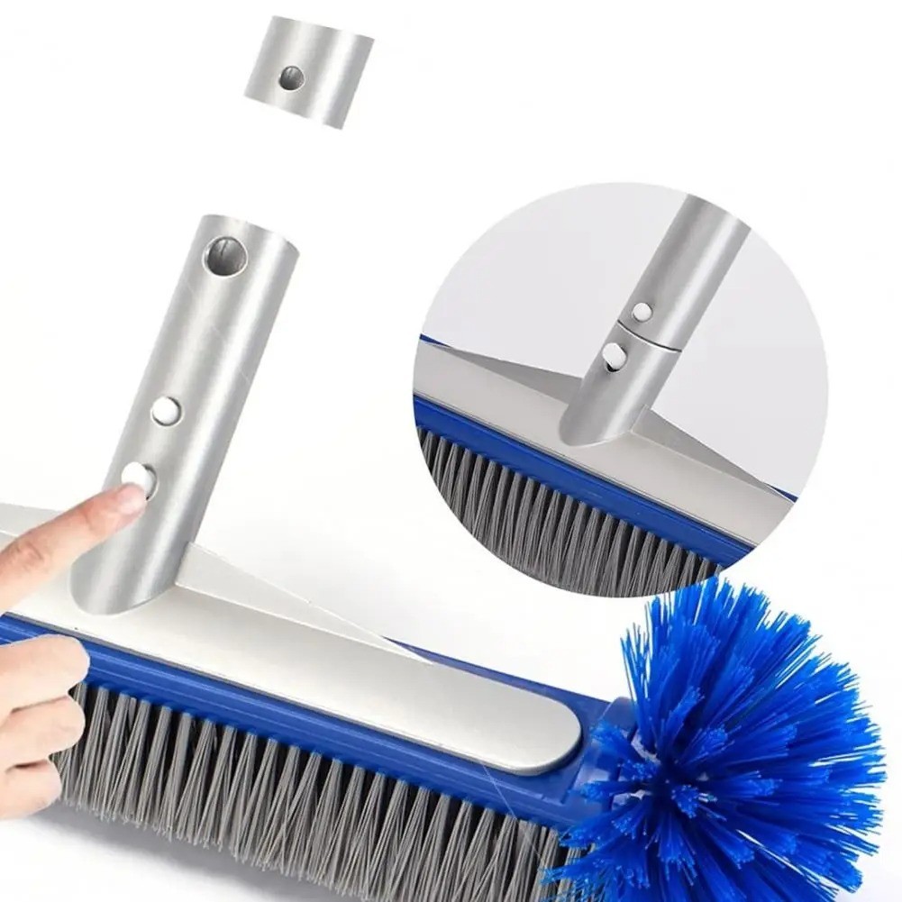 Swimming Pool Brush Head Corner Cleaning Semi Spherical Bristles Tile Scrubber