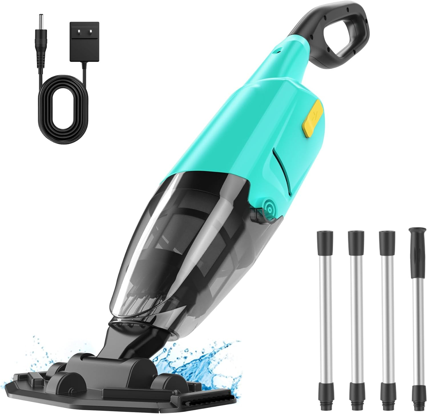 Handheld Pool Vacuum for Above Ground Pools,Cordless Pool Vacuum with Powerful S