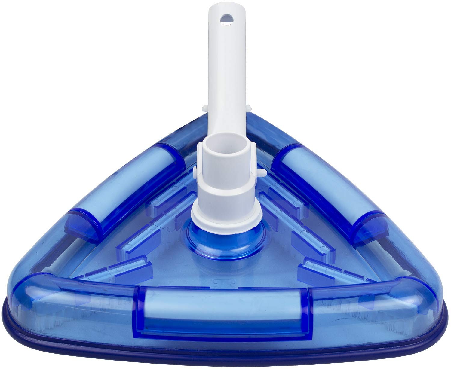 Transparent Pool Vacuum Head Weighted Triangle Vinyl Liner 11 Inch Blue