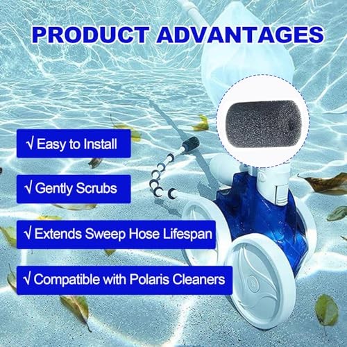 Polaris Pool Cleaner Sweep Hose Scrubber (10/Pack) – Sweep Hose Tail Scrubbers
