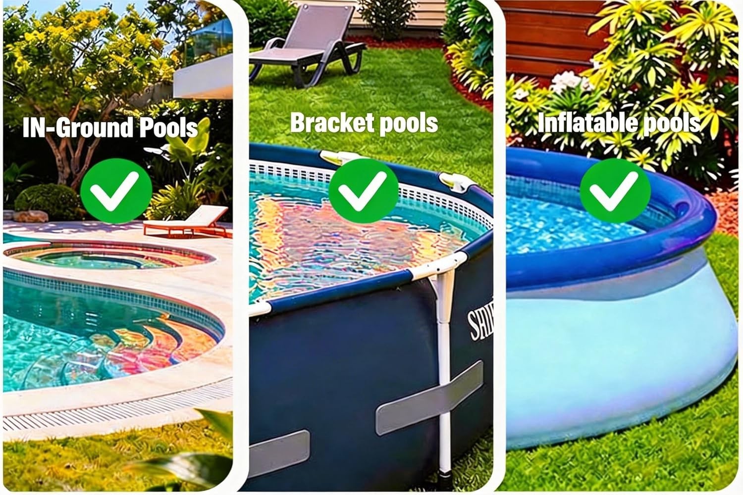 Robotic Pool Cleaner, Cordless Pool Vacuum with Powerful Suction