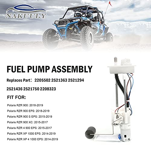 2205502 Fuel Pump Assembly Compatible with Polaris RZR 900 XP 1000 2014-2019