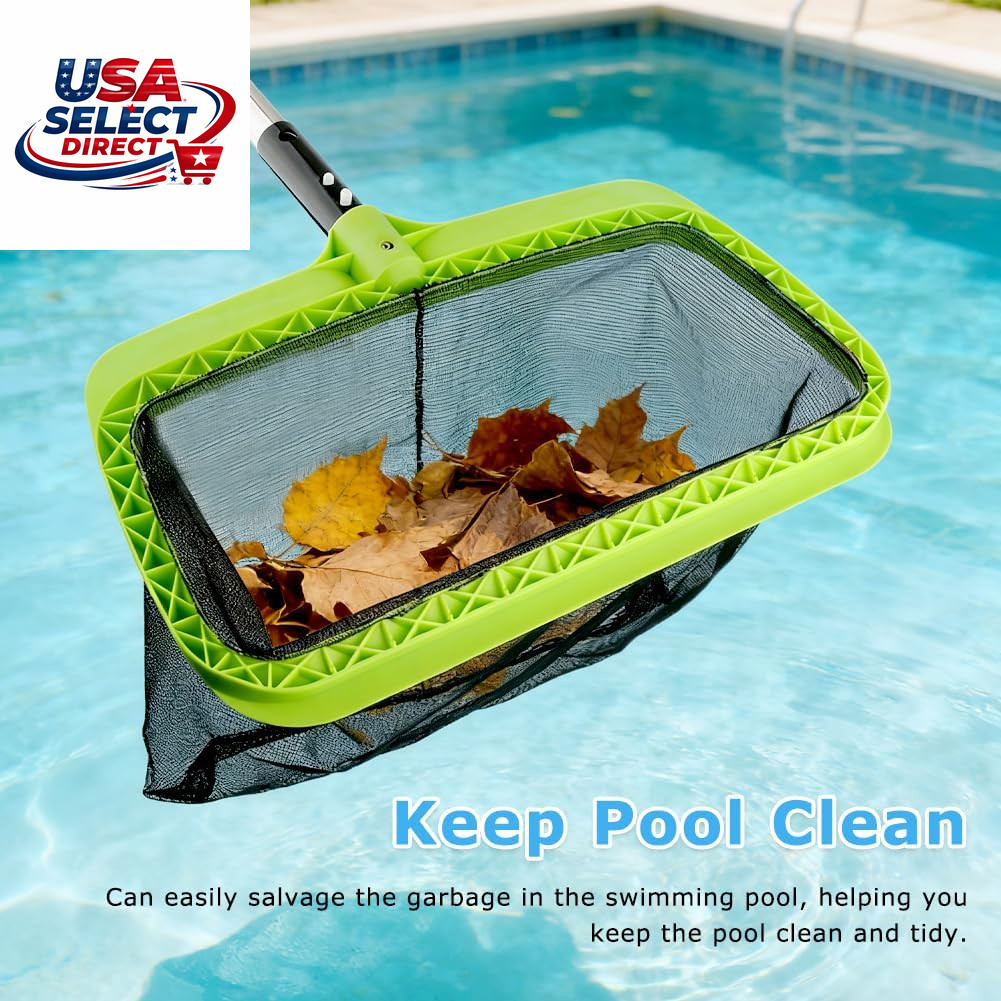 3PCS Pool Cleaning Kit – Skimmer Net, 17&Prime; Brush & Sponge Scrub