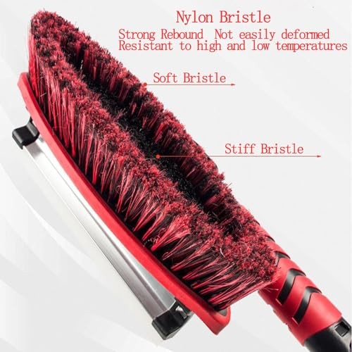 Extendable 42&Prime; Snow Brush & Ice Scraper for Cars – Extendable