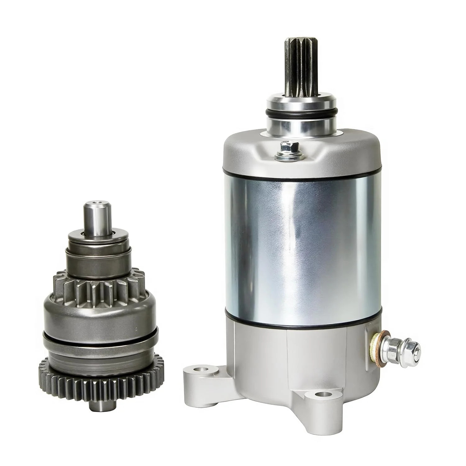 Starter Motor and Drive Combo Kit Replacement for Polaris 3090188 3084981 57-268