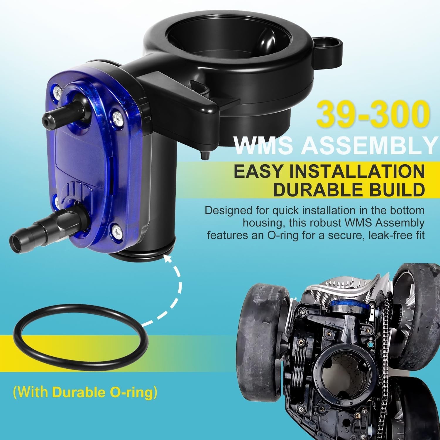 For Polaris Water Management System Assembly with O-Ring for 3900 (39-300)