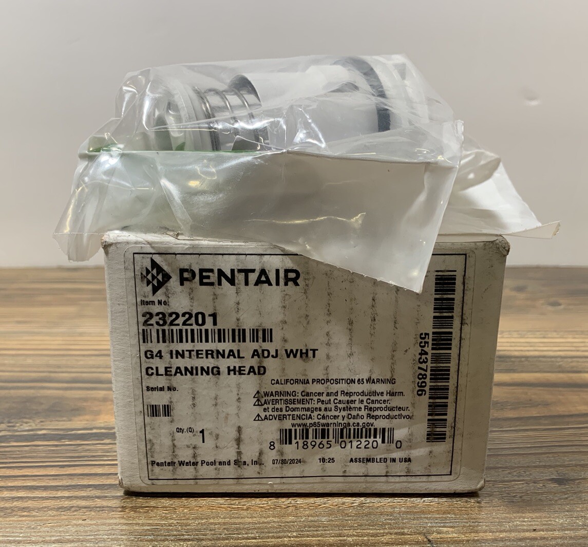 Cleaning Head, A & A , G4 Internal Adjustable White Cleaning Head Pentair Pools