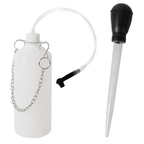 0.8L Brake Bleeder Vacuum Pump Kit, Fluid Extractor, Master Cylinder Bleeder