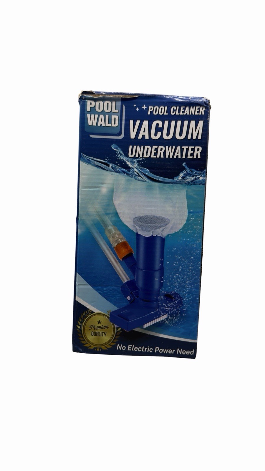 Handheld Vacuum Swimming Pool Jet Cleaner 5Section Pole Ground Spa Pond Fountain