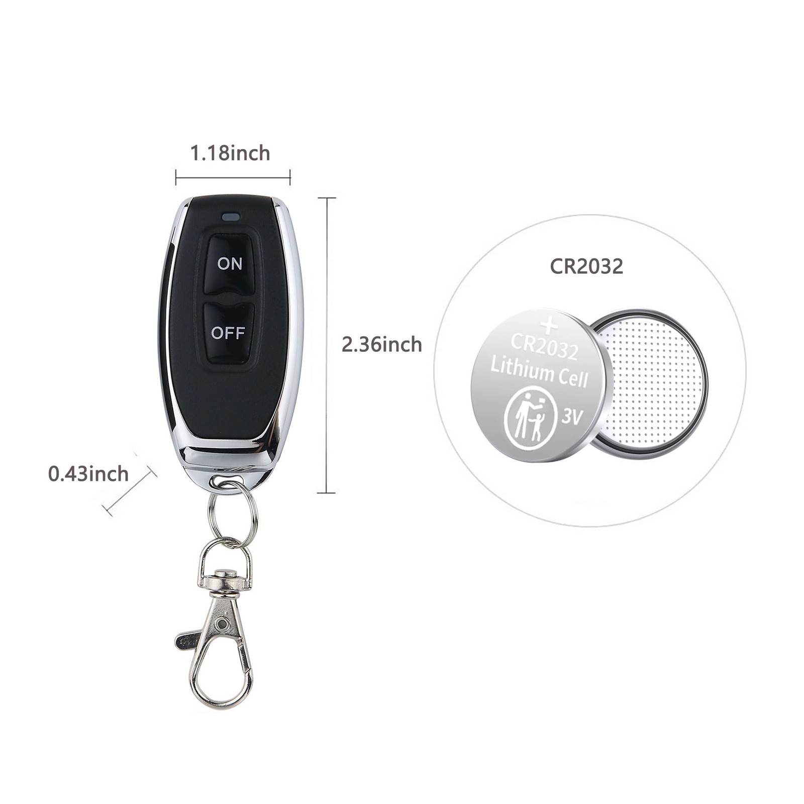 Chaosend 120V Automatic Vacuum Switch Remote Wireless Remote Switch For Dust