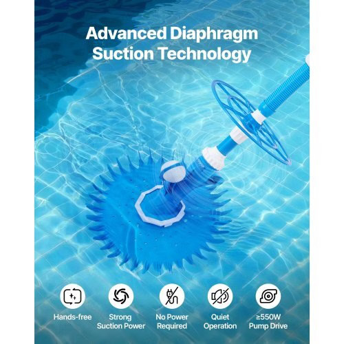 Suction Pool Cleaner, Automatic Pool Vacuum Cleaner, Suction Side Automatic Pool