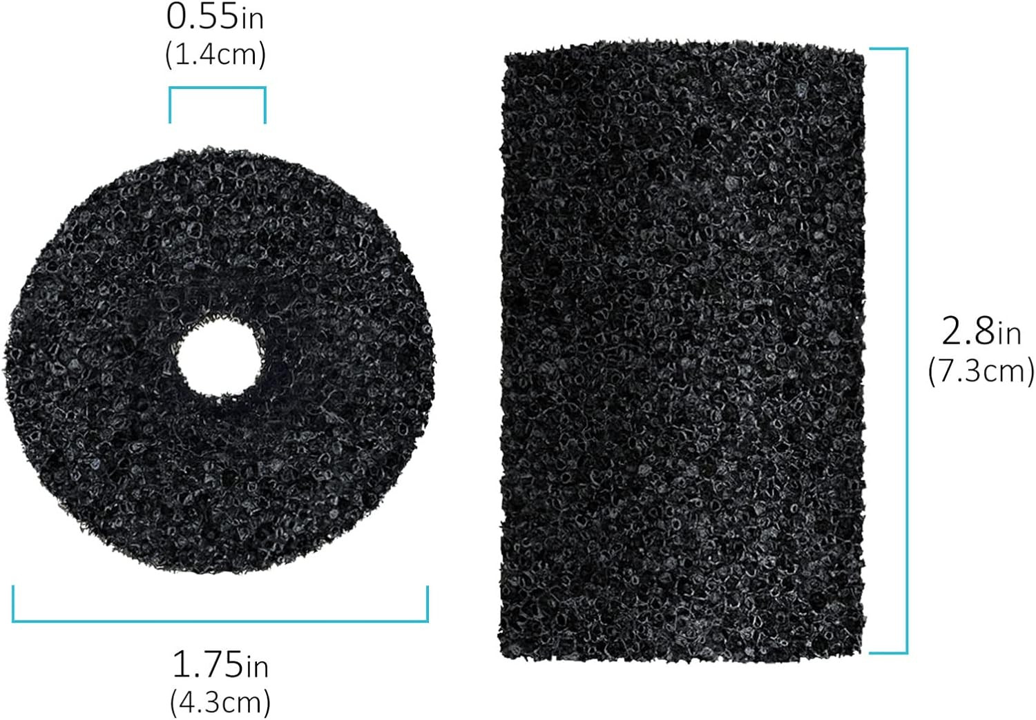Pool Hose Tail Scrubbers,12 Pack Tail Sweeps Scrubber Replacement High Density S
