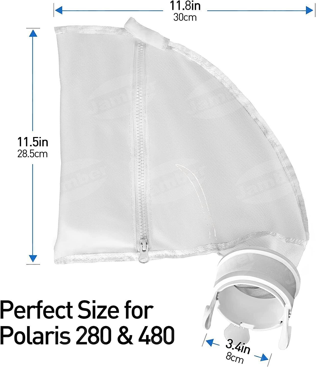 2Pcs 280 480 for Polaris Bags All Purpose Filter Bag for Polaris Replacement