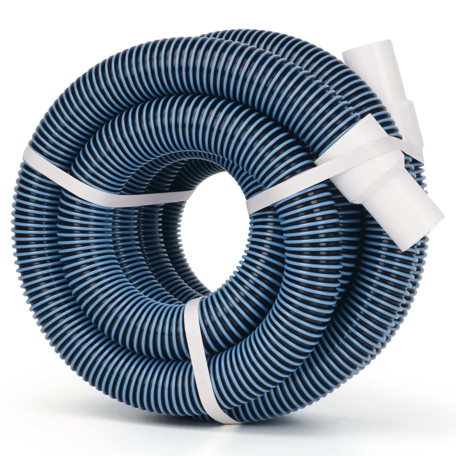 Pool Vacuum Hose With Swivel Cuff 1-1/2&Prime; Diameter 18FT Flexible 18 feet,