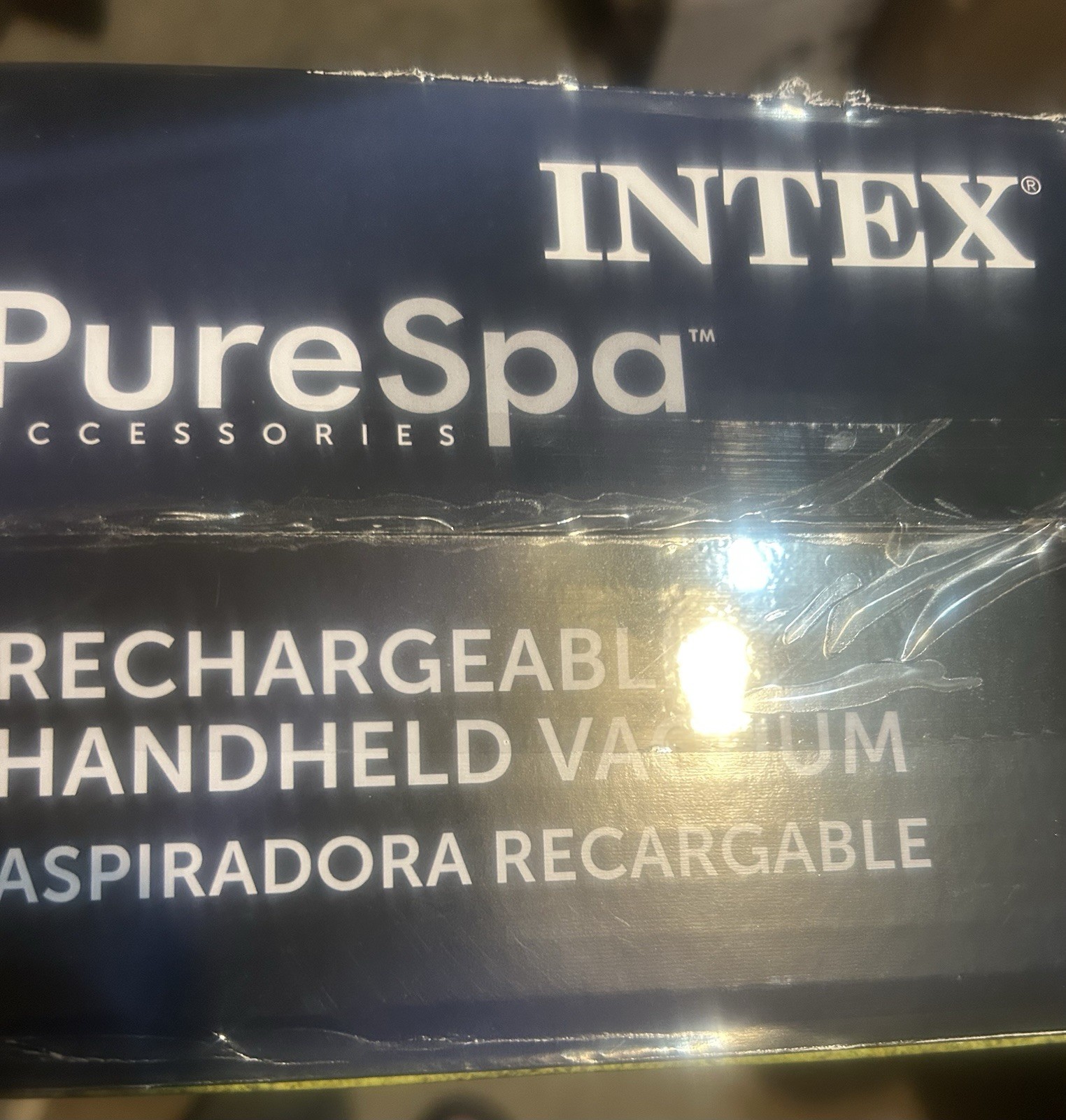 Intex Rechargeable Handheld Above Ground Pool Vacuum Cleaner W/2 Brush Heads New