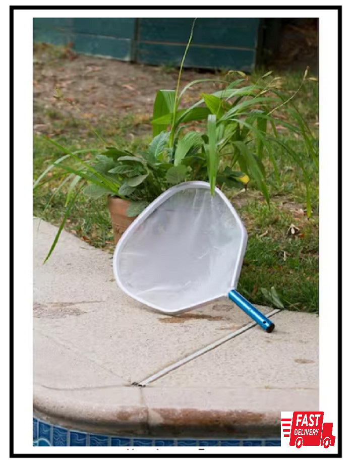 Heavy-Duty Aluminum Leaf Skimmer for Swimming Pools and Spas
