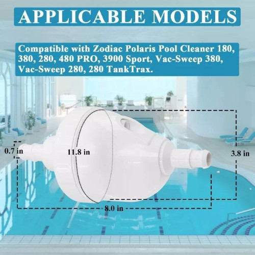 G52 Backup Valve Replace Kit For Polaris 180 280 380 Pool Cleaner Pack of 2