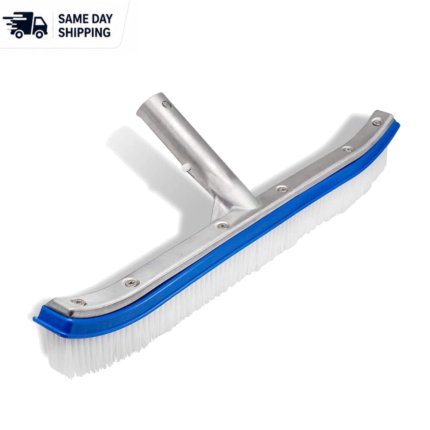 EZ Clip 18-Inch Swimming Pool Brush for Walls & Floors – Versatile Cleaning