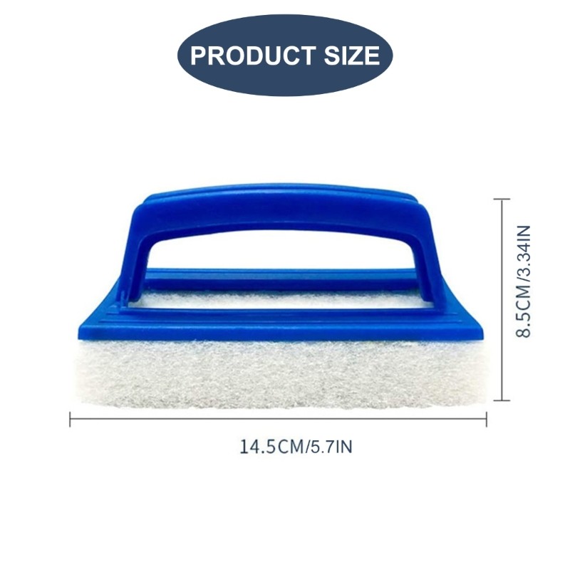 Sponge Brush Pools Cleaner with Handle Cleaning Sponge Brush Pool Cleaning
