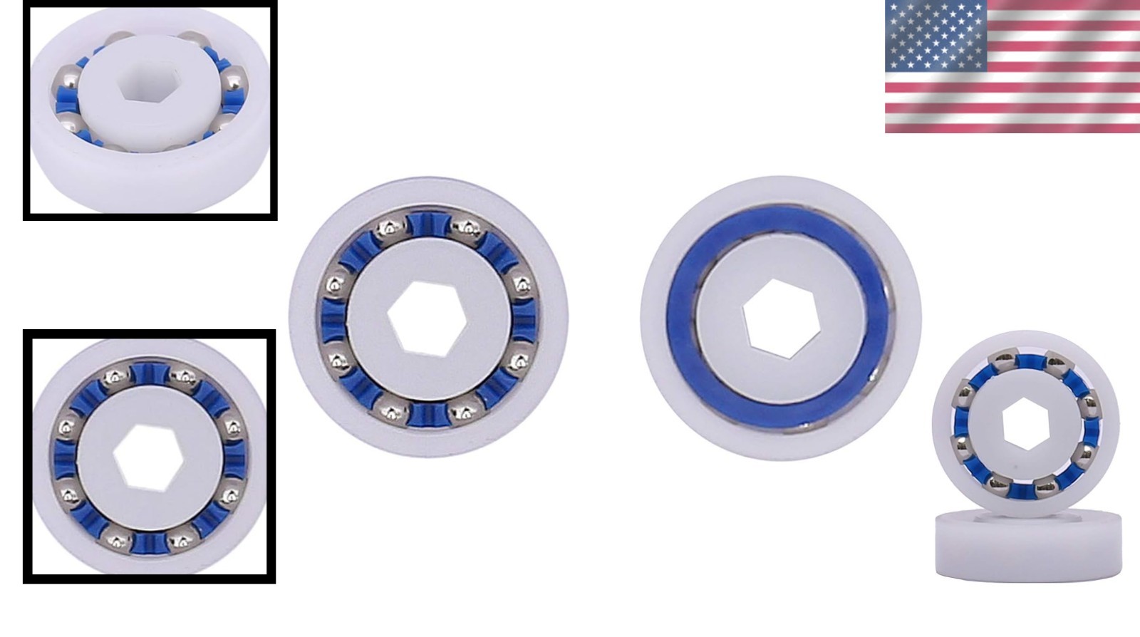 Efficient Set of 2 9-100-1108 Wheel Bearings for Polaris 360, 380, 3900 Cleaners