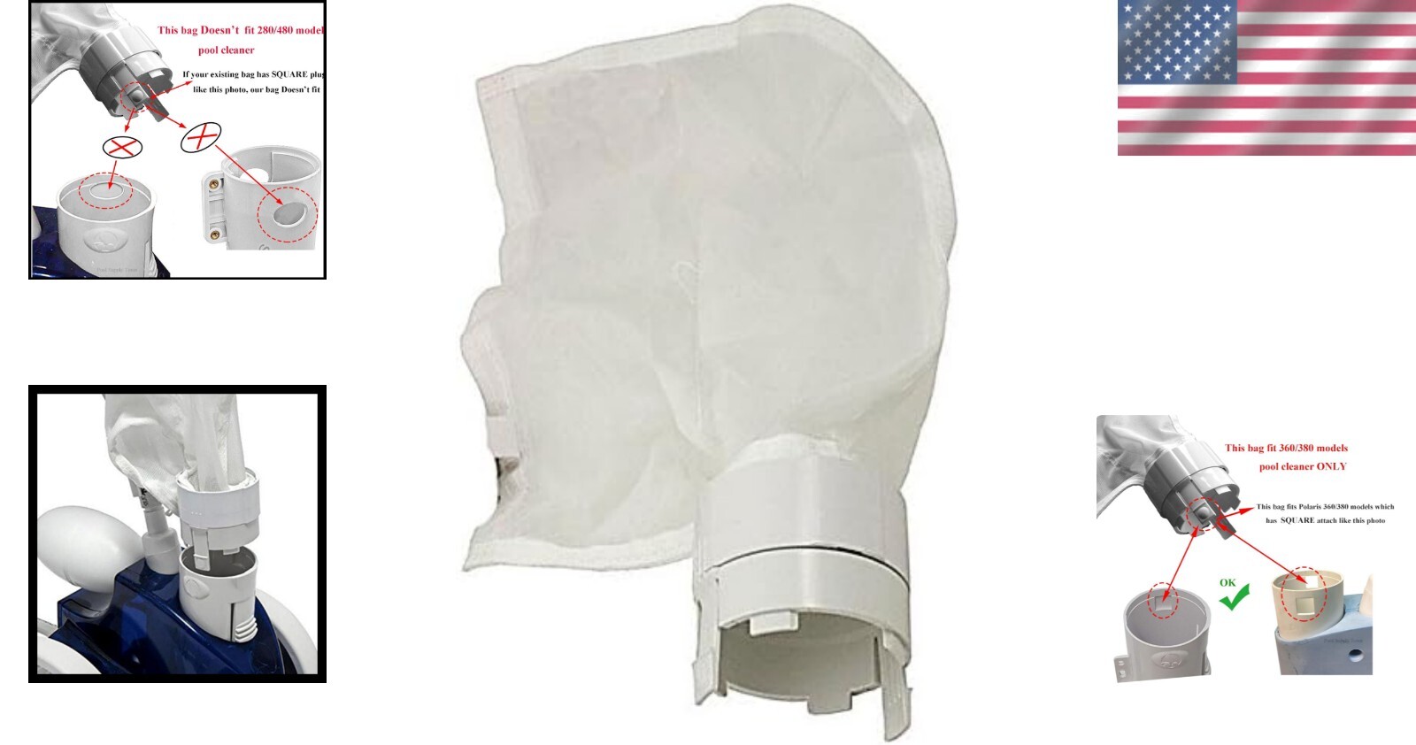 Reusable Sand and Silt Filter Bag for Polaris 360/380 – Perfect for Desert Pools