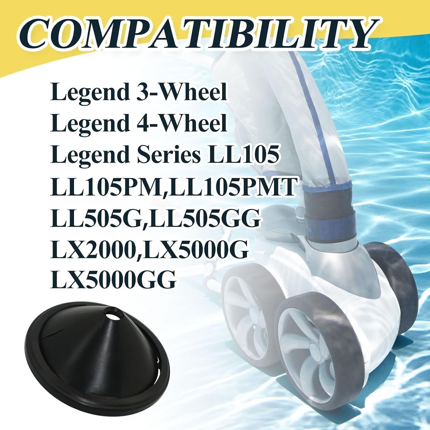 4Pcs Debris Valve Replacement for Automatic Pool and Spa Cleaner, Rubber Flap…