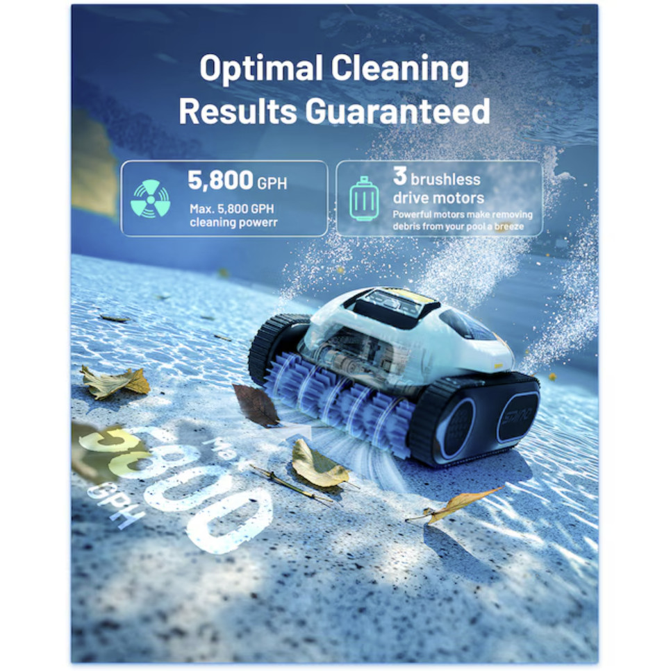 Mammotion SPINO E1 Smart Pool Vacuum For Saltwater Pools Free Shipping