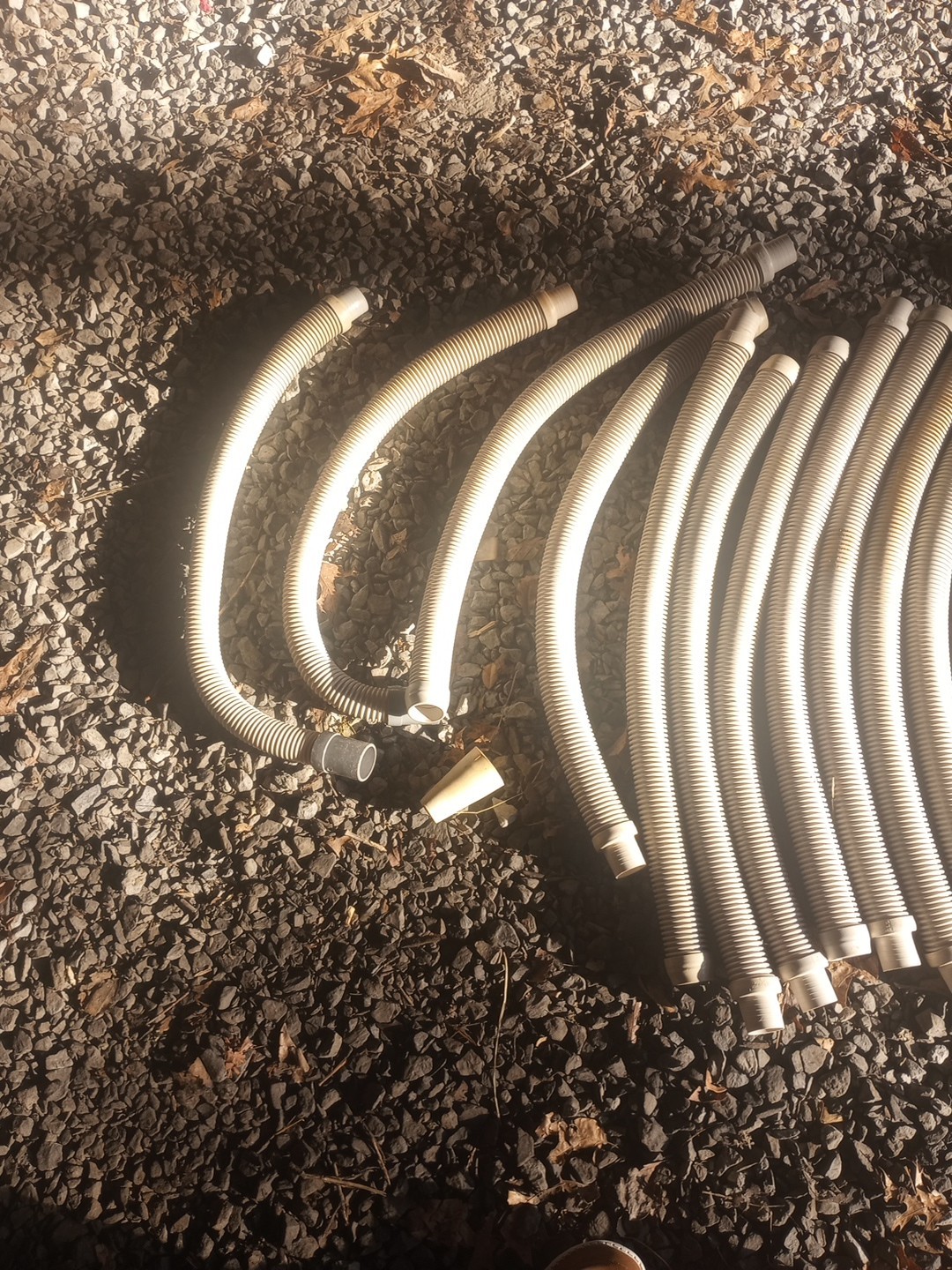 Lot 24 Genuine Hayward Pool Cleaner Hose 32&Prime; Section 1.5&Prime; + vacuum end adapter