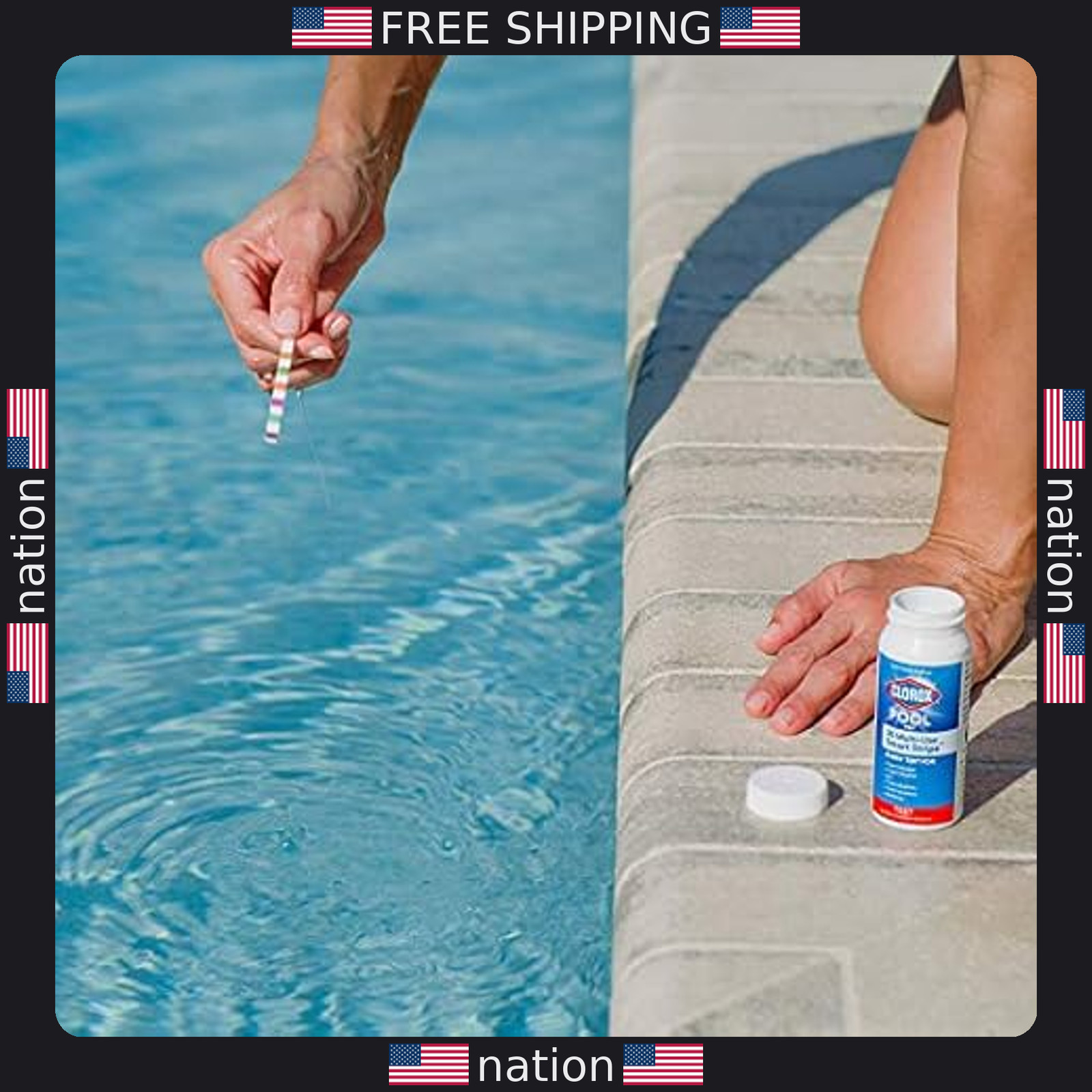 Clorox Pool&Spa My Pool Care Assistant – 50 Test Strips for Pool Maintenance