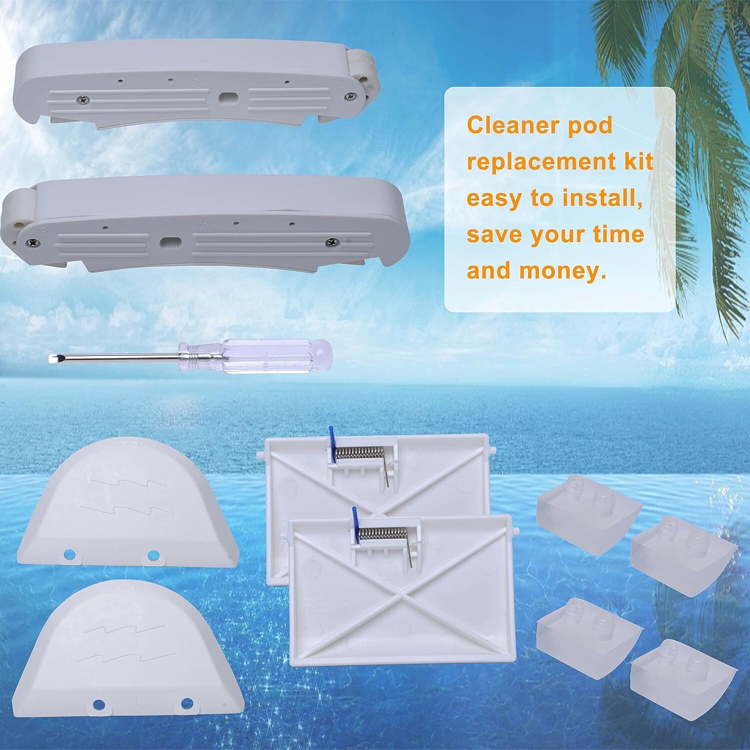AXV417WHP Pool Cleaner Kit Compatible with Hayward Navigator Pool Vac Ultra Pool