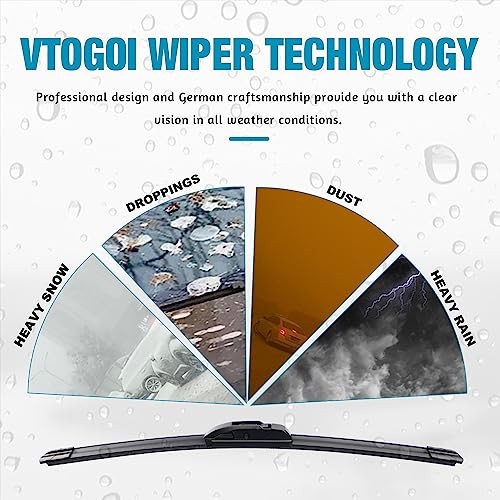 OEM Windshield Wiper Blades Replacement for Kia Telluride 2020 2021 2022 2023