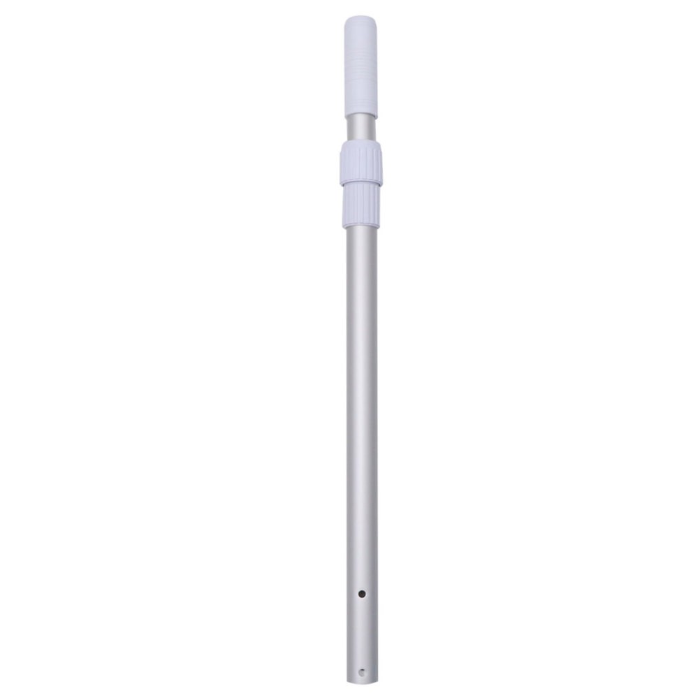 3 Set of Aluminum Cleaning Poles for Pool Lifesaving Equipment Silver