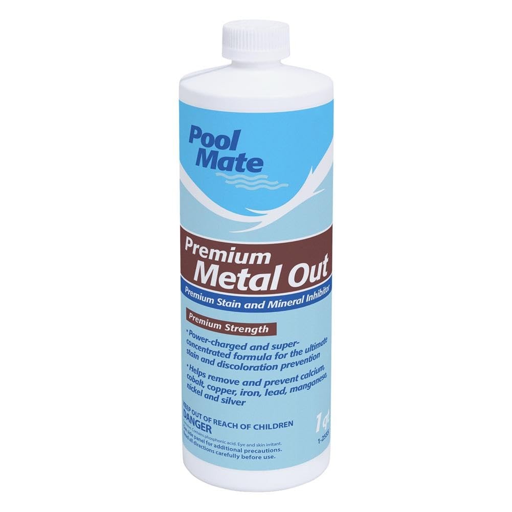 Pool Mate 1-Quart 2-Pack Premium Metal Out Stain and Mineral