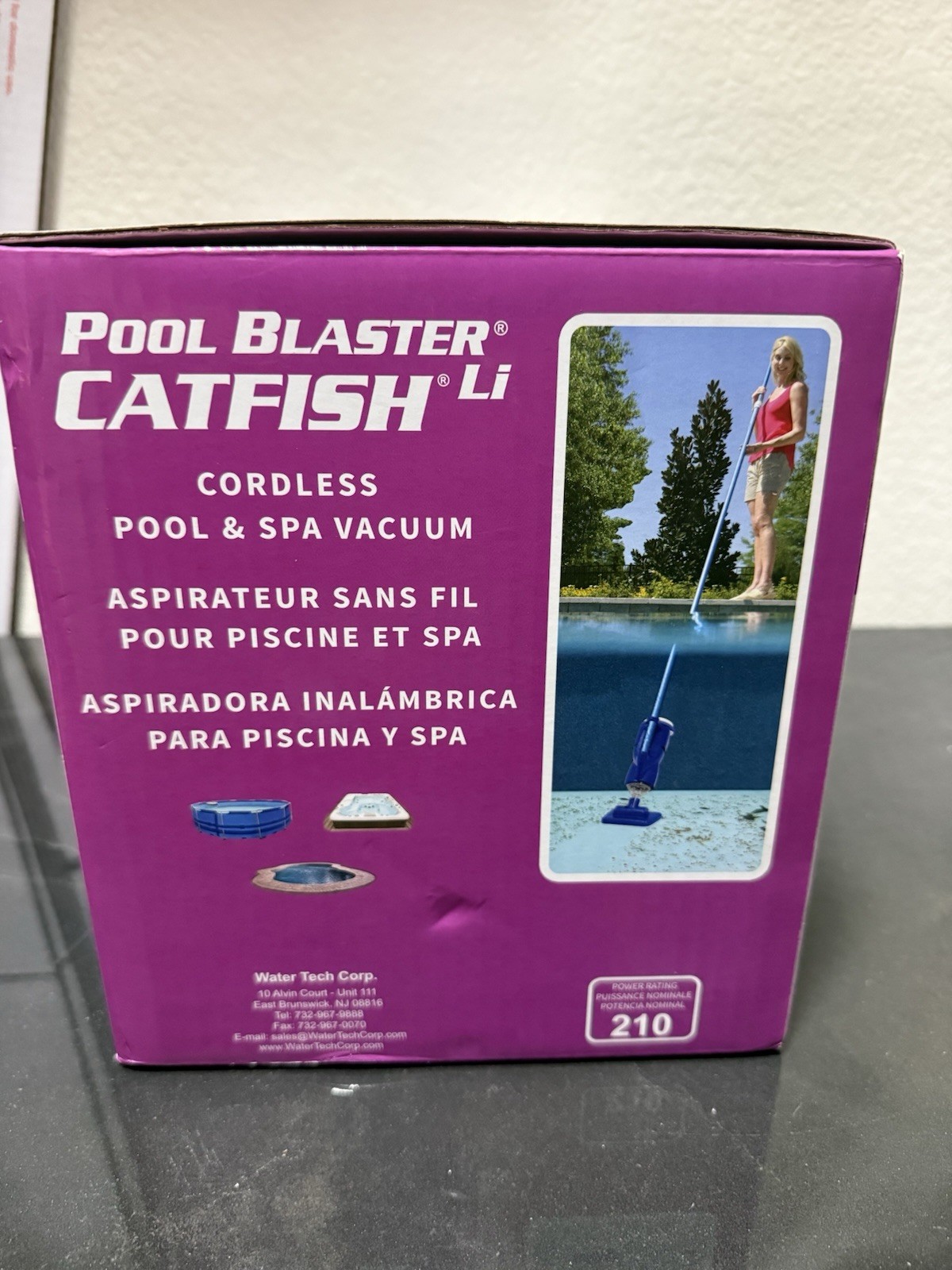 Water Tech Pool Blaster Catfish Li Cordless Rechargeable Pool Vacuum Blue
