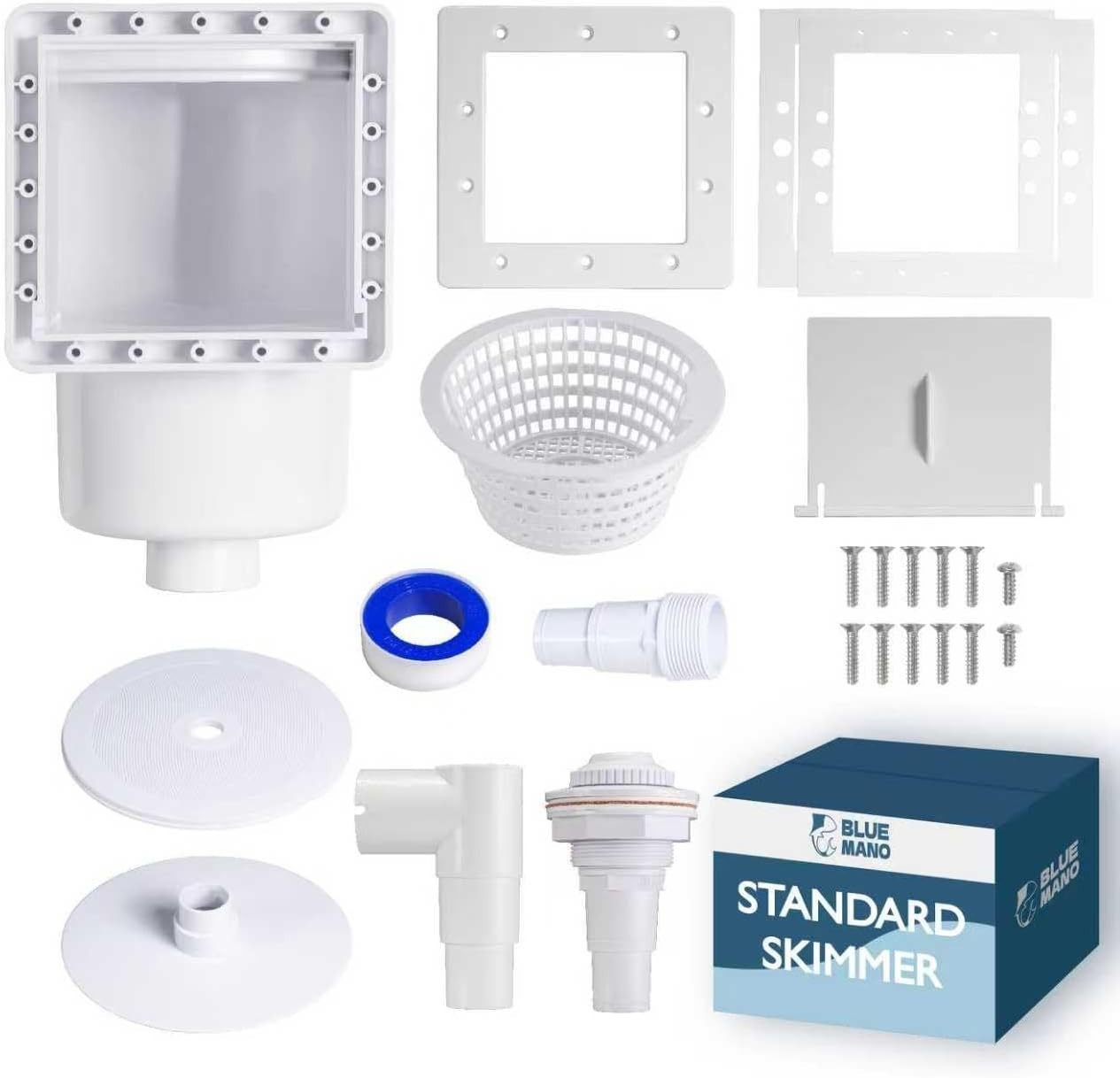 Standard Above Ground Pool Skimmer Complete Kit, for SP1091LX, 45-400, 32190,