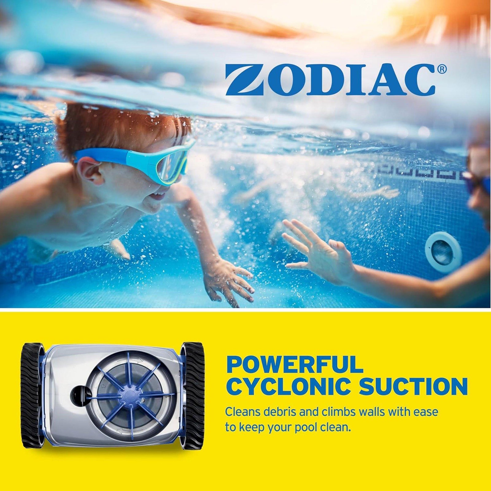 The Zodiac MX6 Advanced Suction Side Automatic Pool Cleaner