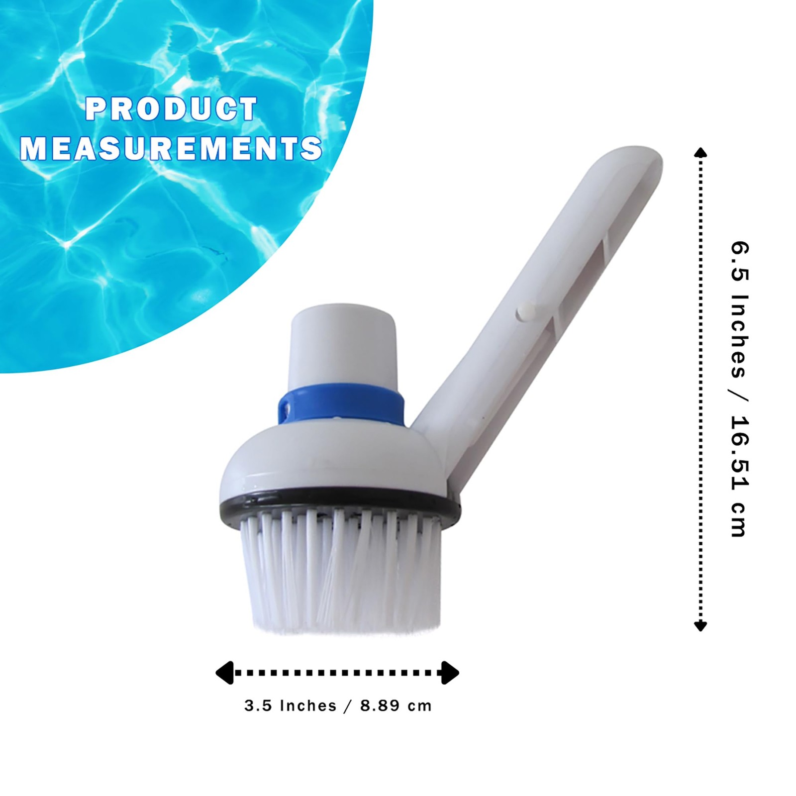 Pool Corner Vacuum Brush Head – Above Ground & Inground Swimming Pool Vacuum …