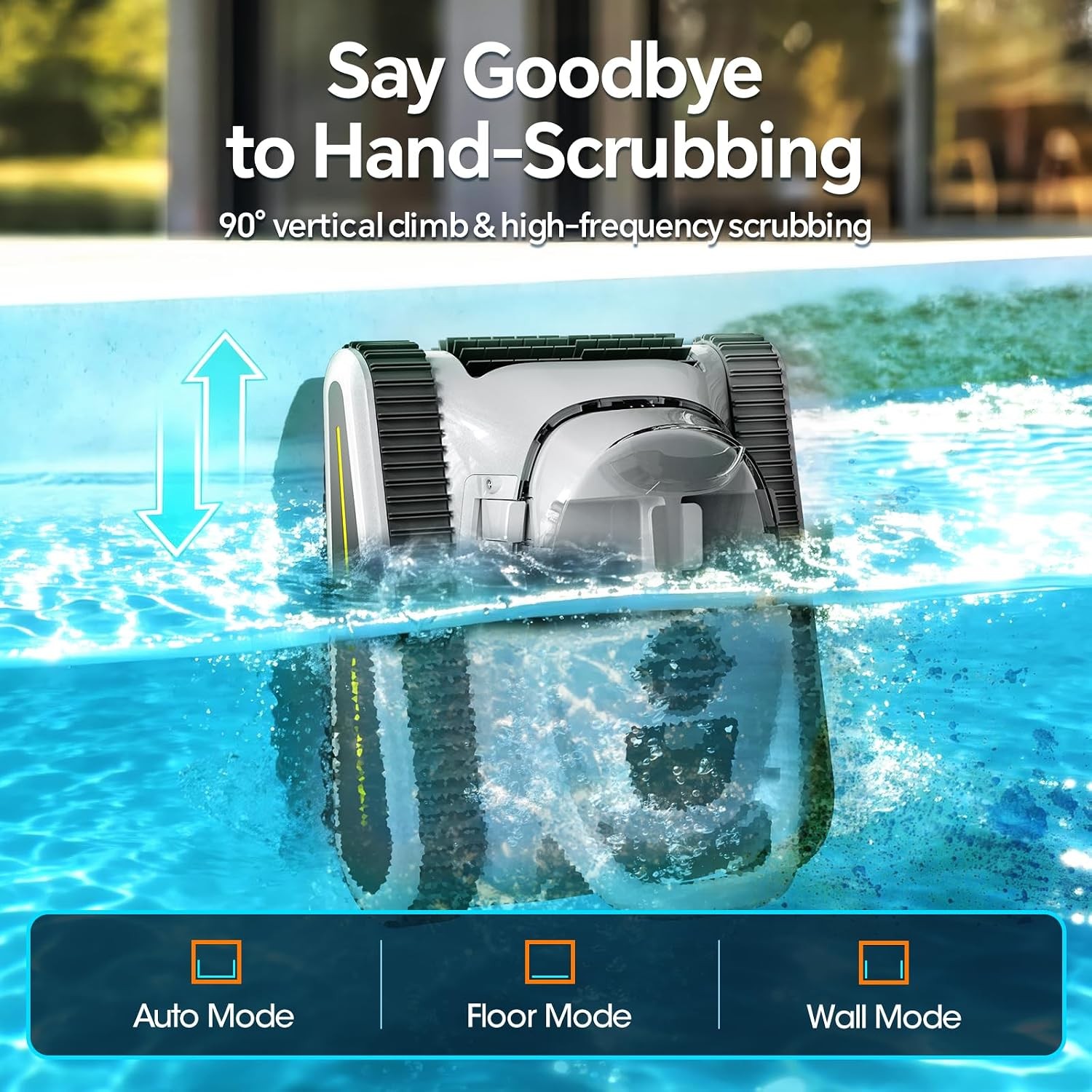 Inground Pool Robot Vacuum Brushless 3Hr