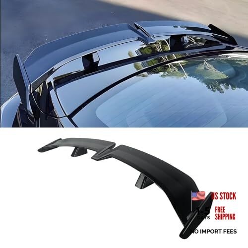 Universal Rear Spoiler 54 Inch Seagull PRO Style Matte Black Rear Trunk