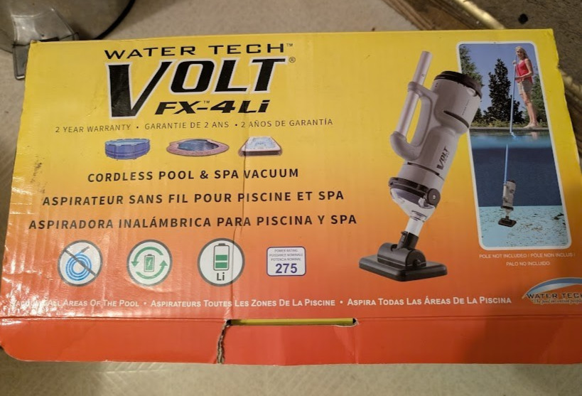 Volt FX-4Li Cordless Pool Spa Vacuum Rechargeable Handheld Cleaner for Swimming