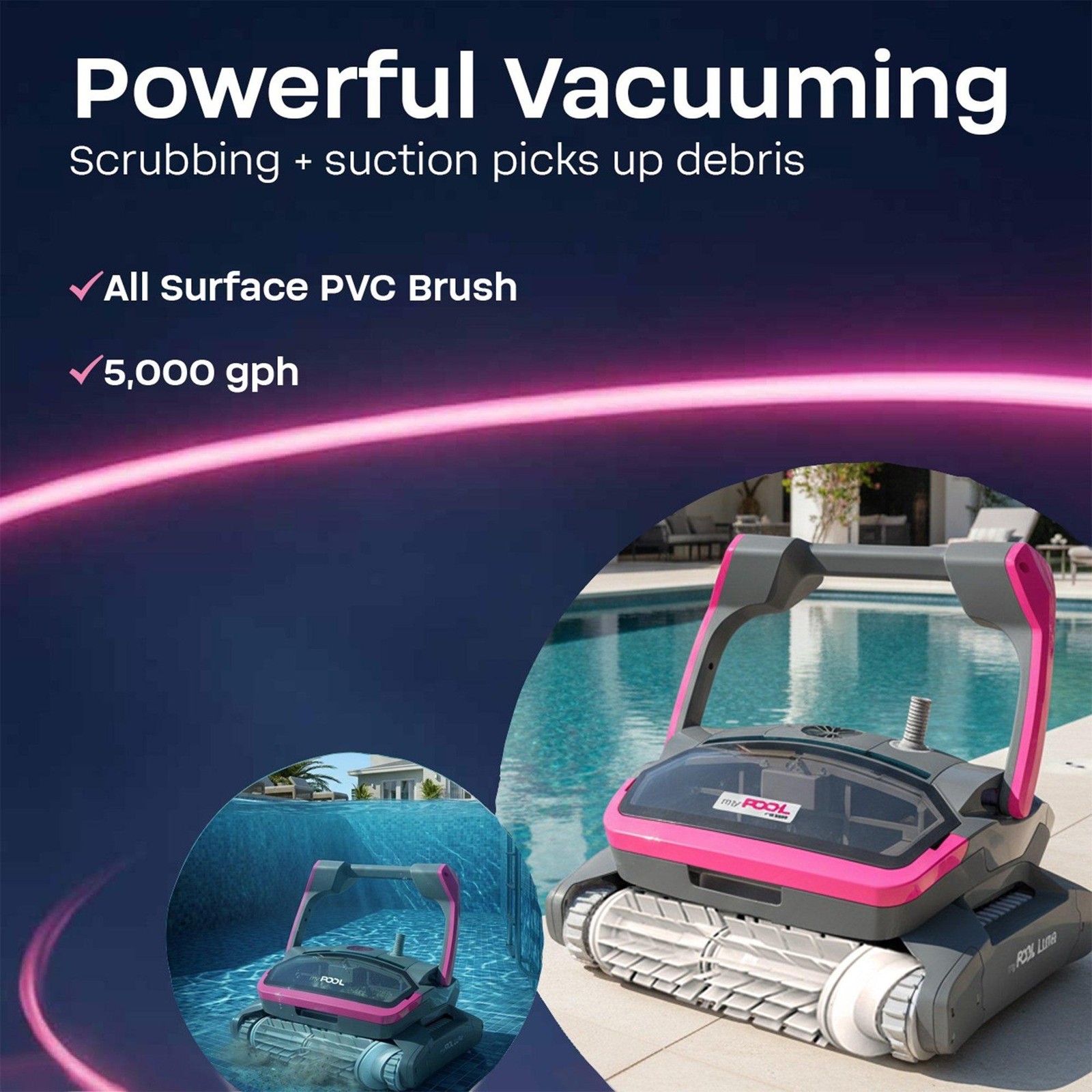 BWT MyPool Luna Robotic Pool Robot RURD-TRN0-LUN70