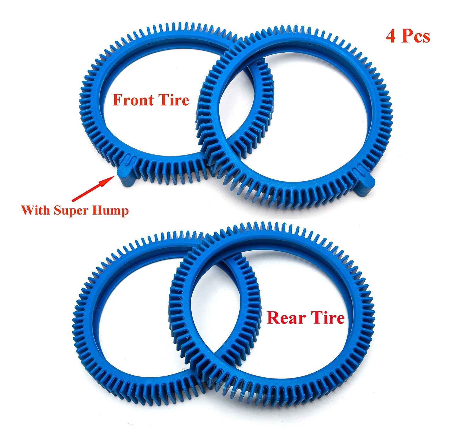 The Pool Cleaner Front Tire Replacement Blue 896584000-143
