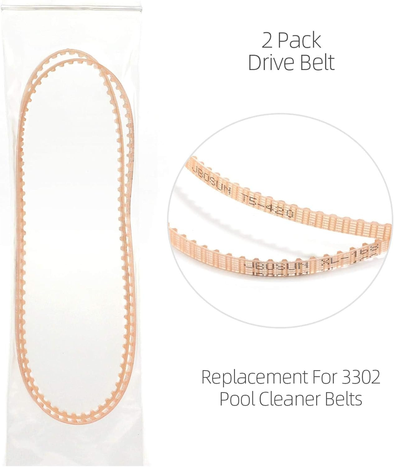 Pool Cleaner Drive Belts Replacement, for Aquabot Automatic Pool Cleaner Parts