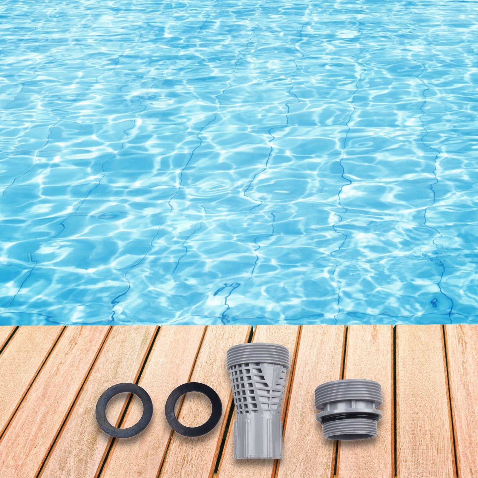 Upgrade Your For Intex Pool System with 4K8001 Long Short Filter Adaptor