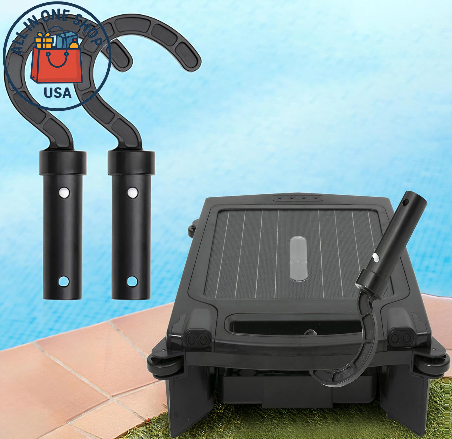 Hook for Robotic Pool Cleaners, Telescopic Rod Compatible Universal 2-Pack