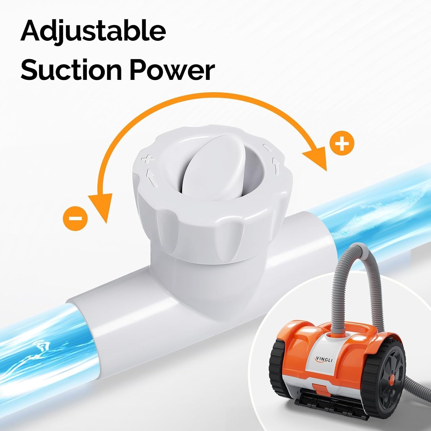 2025 Automatic Pool Cleaner: Hassle-Free Maintenance with 39.6ft Heavy-Duty Hose