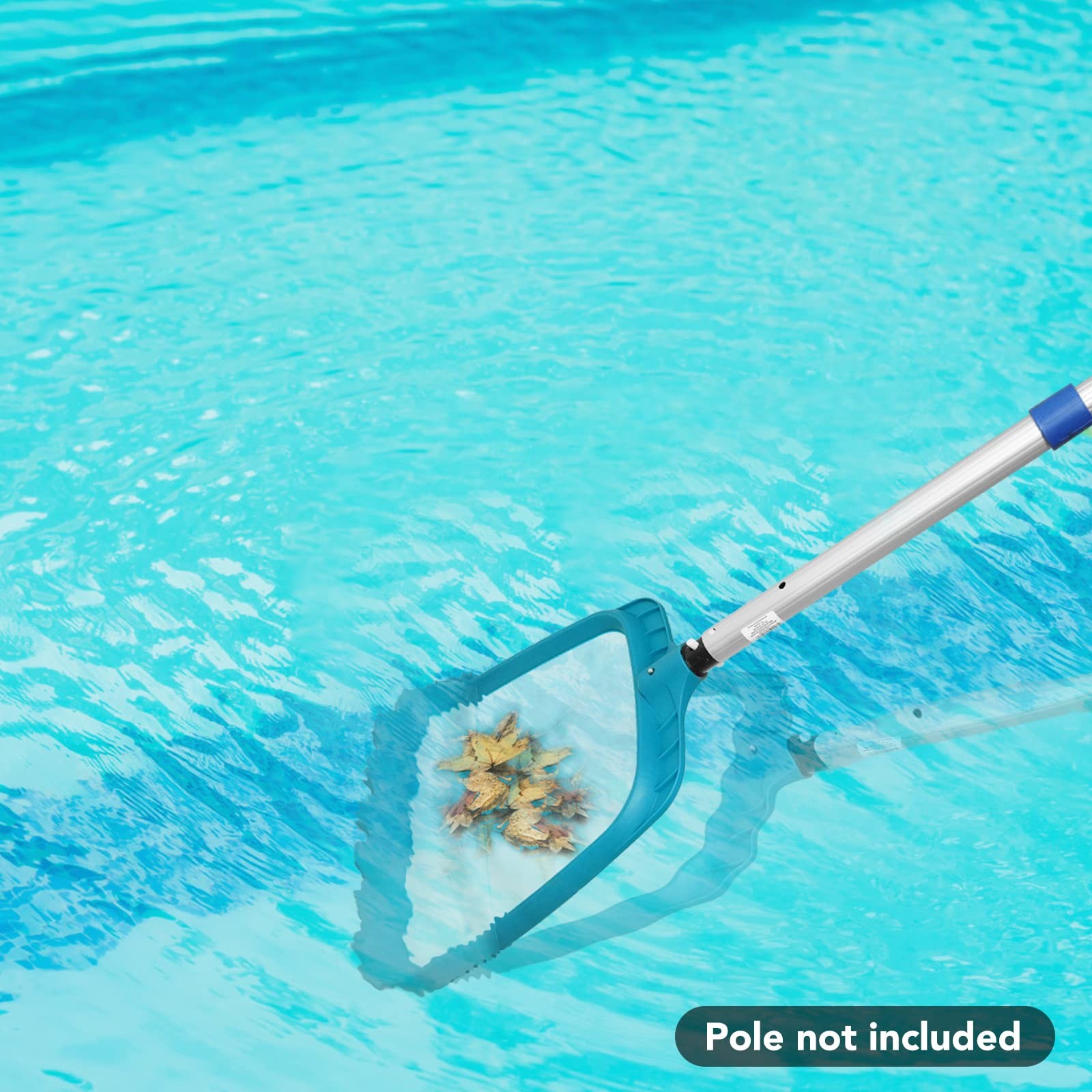 Professional Pool Skimmer Net,Fine Mesh Net Bag,Heavy Duty Swimming Leaf Skim…