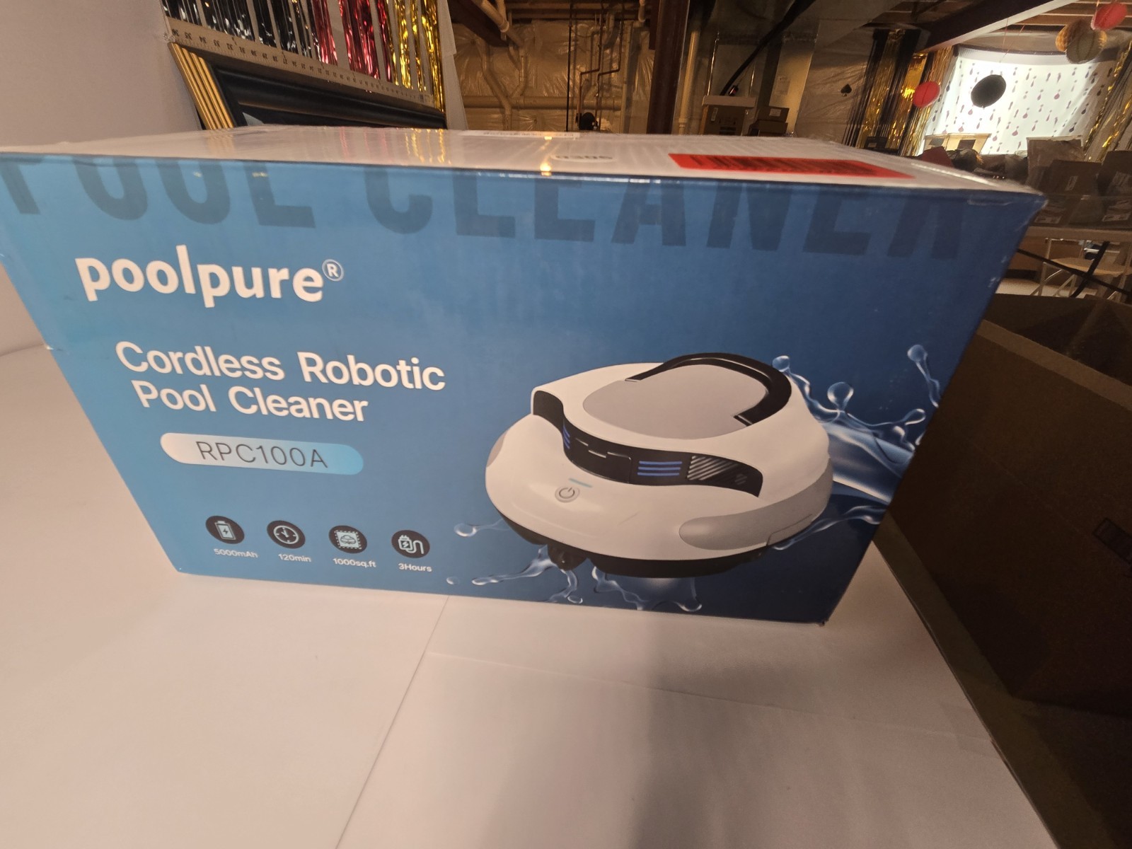 Cordless Robotic Pool Cleaner Automatic Vacuum Rechargeable New