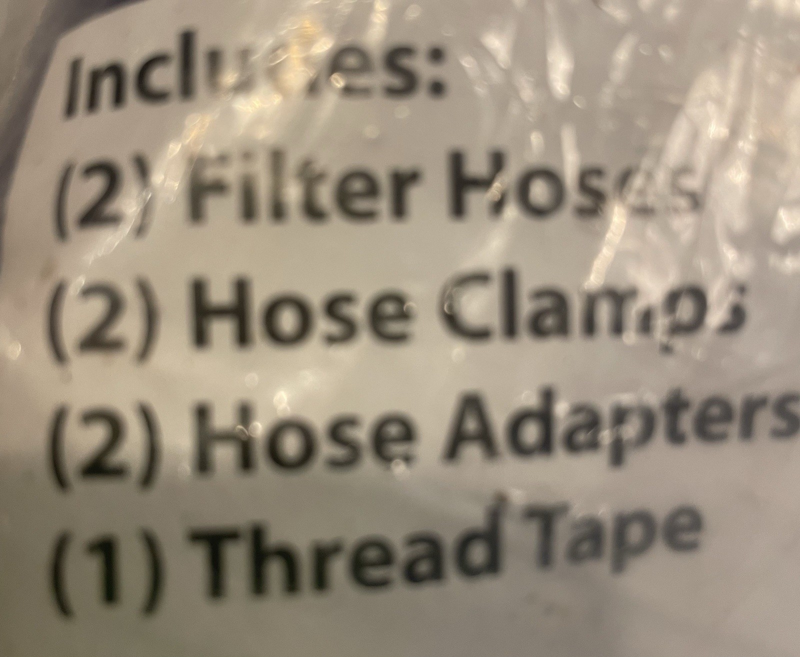 FibroPool Filter Hose Replacement Kit 3 ft hose, adapters , clamp x2each+tape