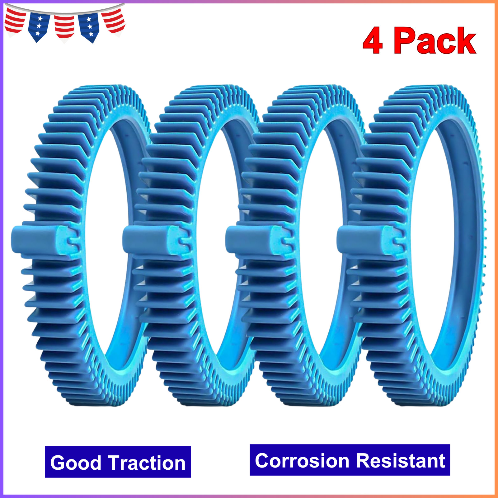 896584000-143 Fits Select Pool Cleaners Front Tires For Poolvergnuegen /Hayward
